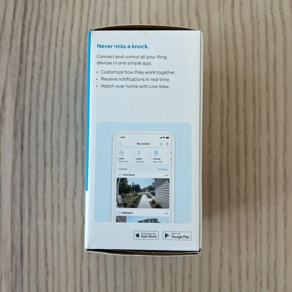Ring Video Doorbell 3 Battery – Open Box, Unused